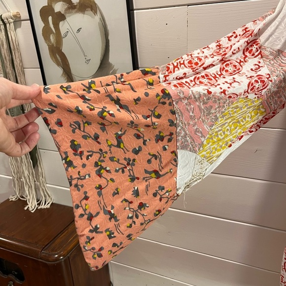 FLOREAT (Anthropologie) – Patchwork Wrap Tunic with Sash – Size M - Picture 5 of 7